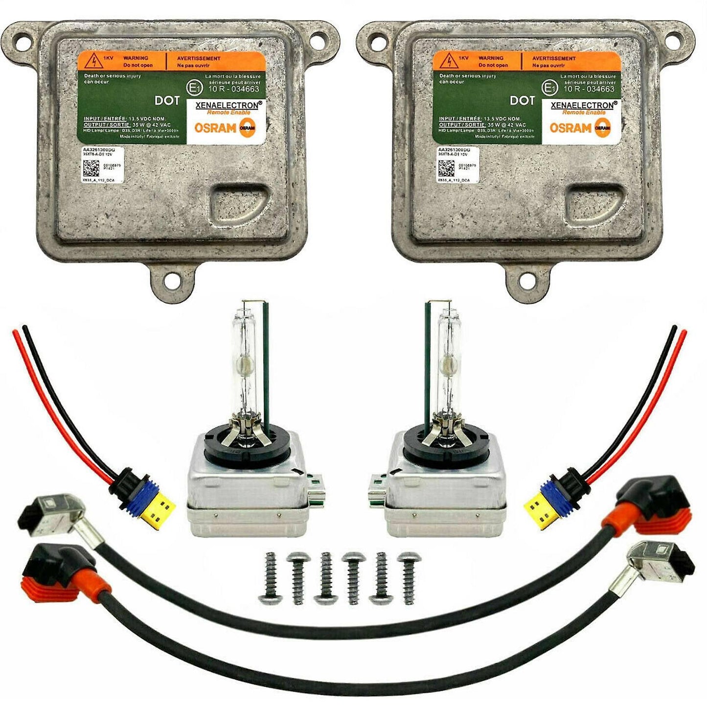For 17-21 Dodge Charger Xenon Ballast D3s Bulb Wire Kit Control Unit