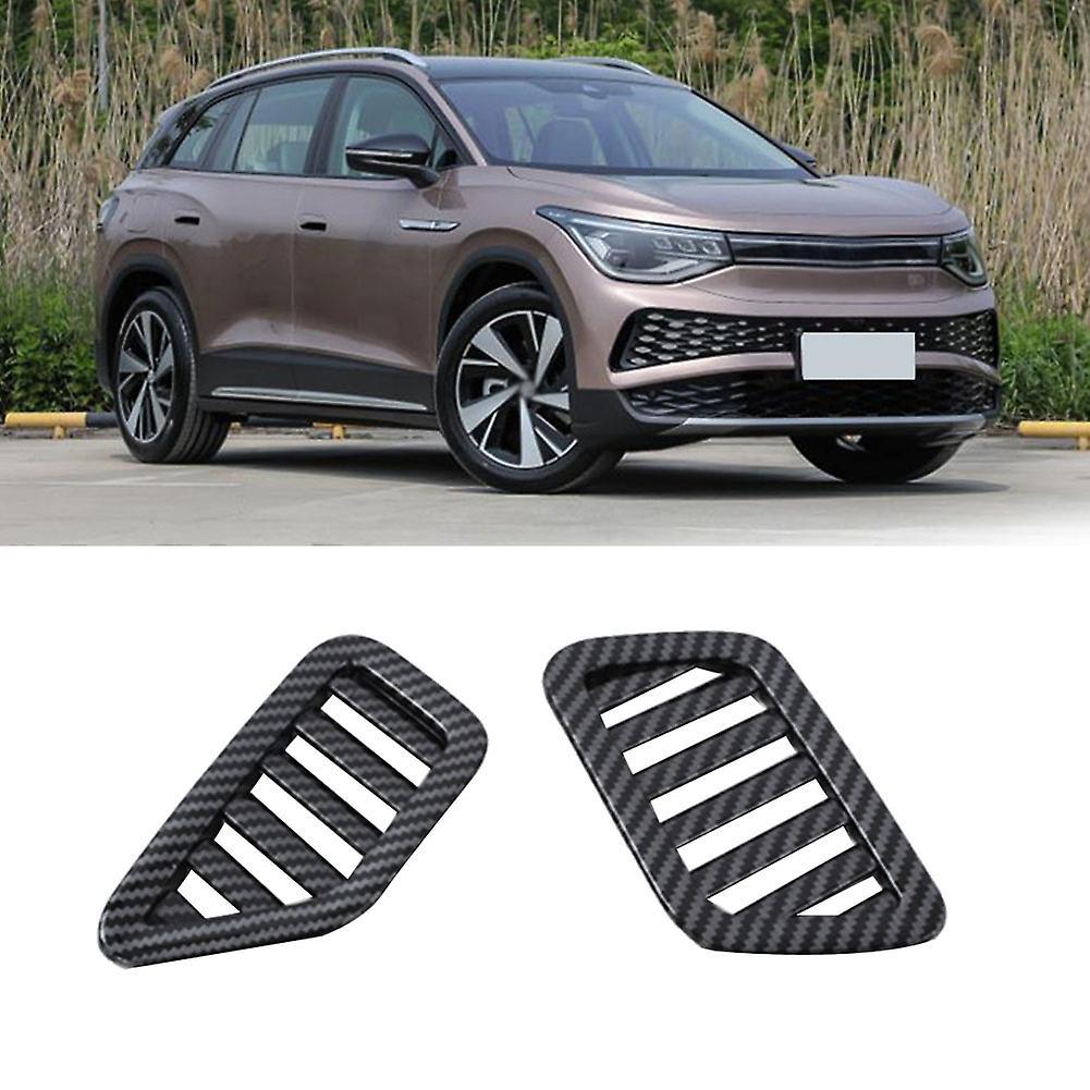 Carbon Fiber Car Front Upper Air Outlet Cover Decoration