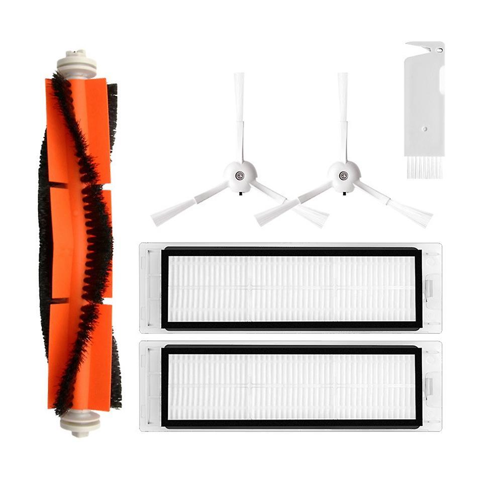 6pcs Side Brush Main Brush Rag Filter Screen Cleaning Brush