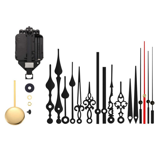 Diy Wall Clock Pendulum Movement Mechanism with 6 Pairs Hands