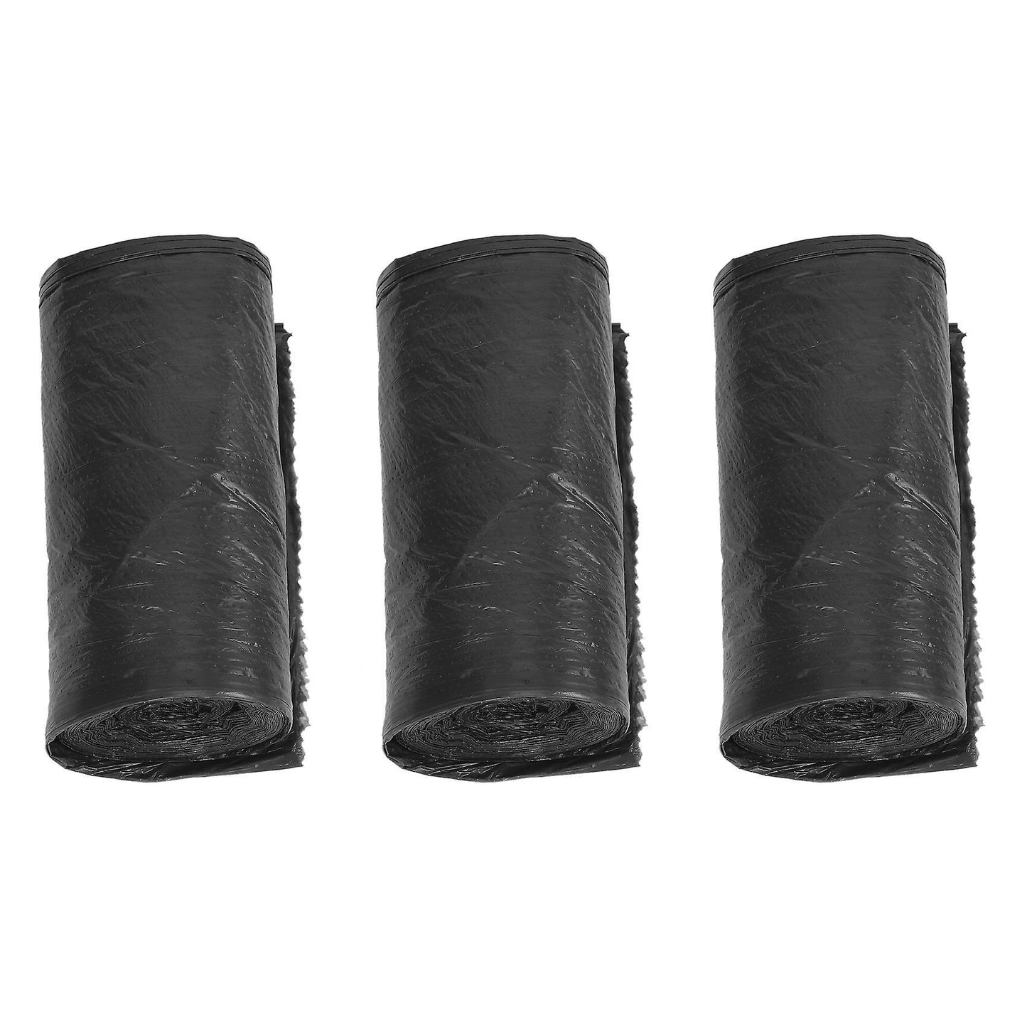 3 Rolls 50 X 46 Cm Garbage Bags Single Color Thick Plastic Bag Black