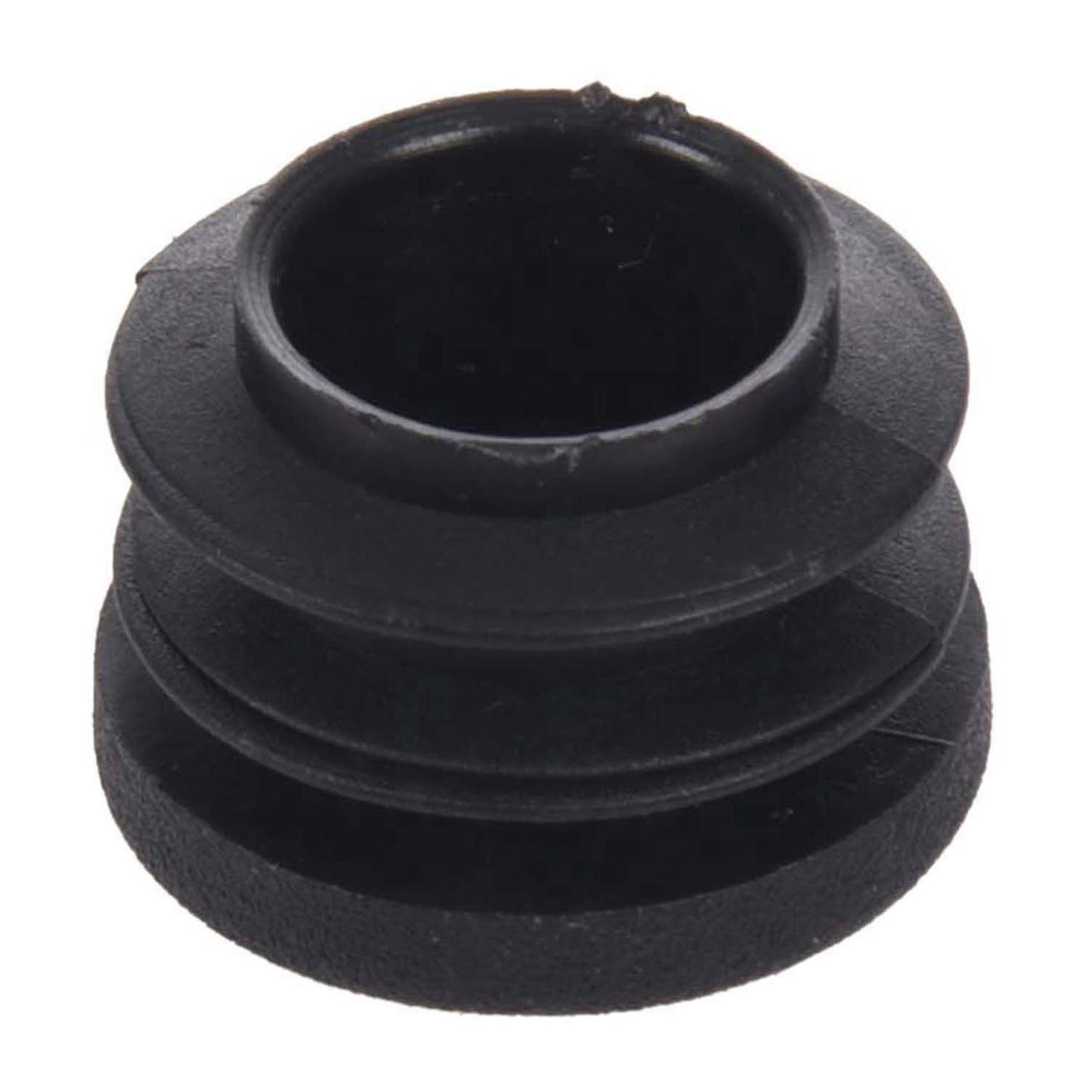 15pcs Black 19mm Dia Round Plastic Blanking End Cap Tubing Insert