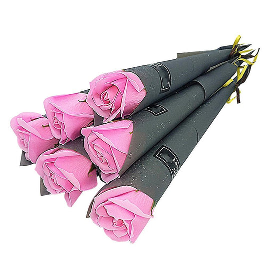 10pcs Single Rose Simulation Korean Rose Soap Flower 2