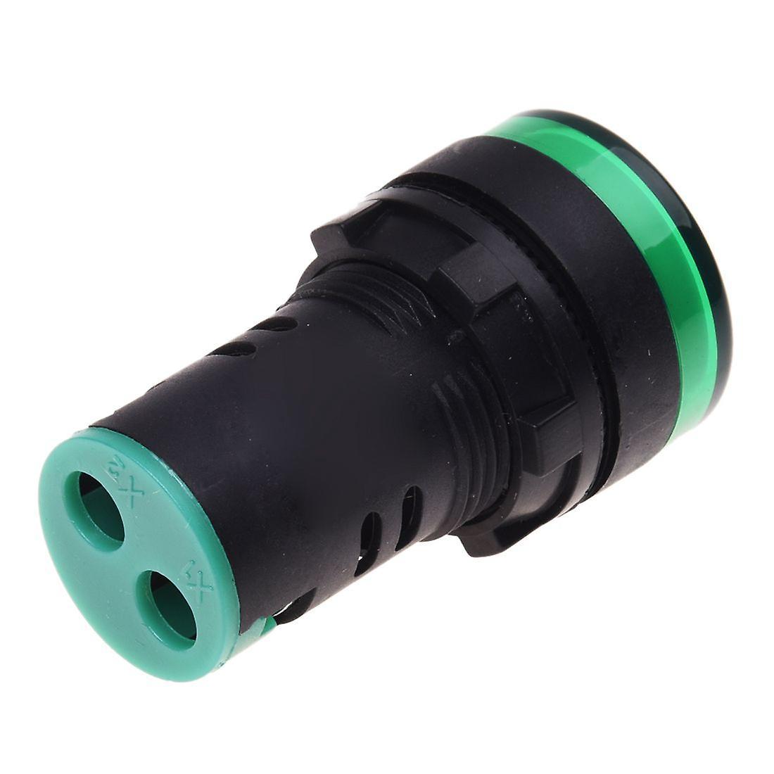 Panel Mount Green Pilot Light Signal Indicator Lamp Ac Dc 24v