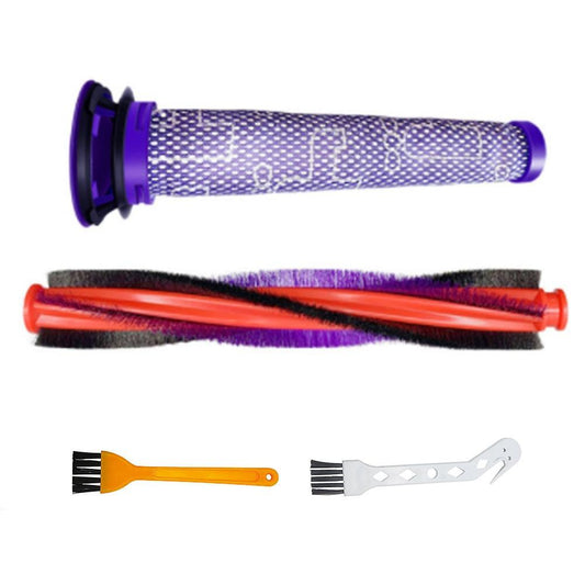 22.5cm Bristle Roller Brush Bar Pre-filter Parts for Dyson V6 Animal
