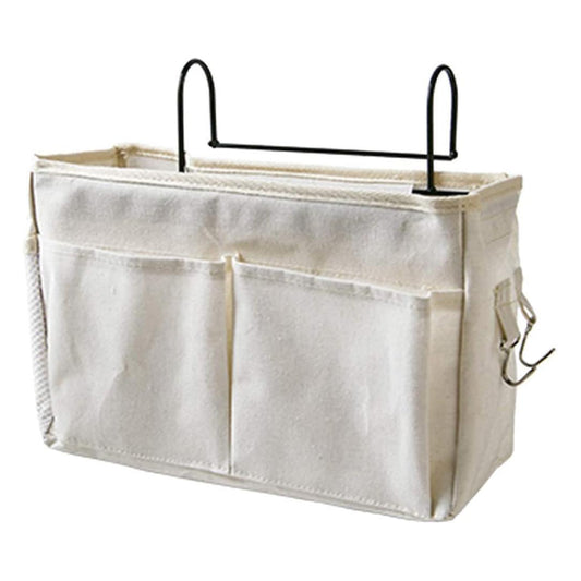 Bedside Hanging Pocket Bedside Storage Caddy Organizer Holder,grey