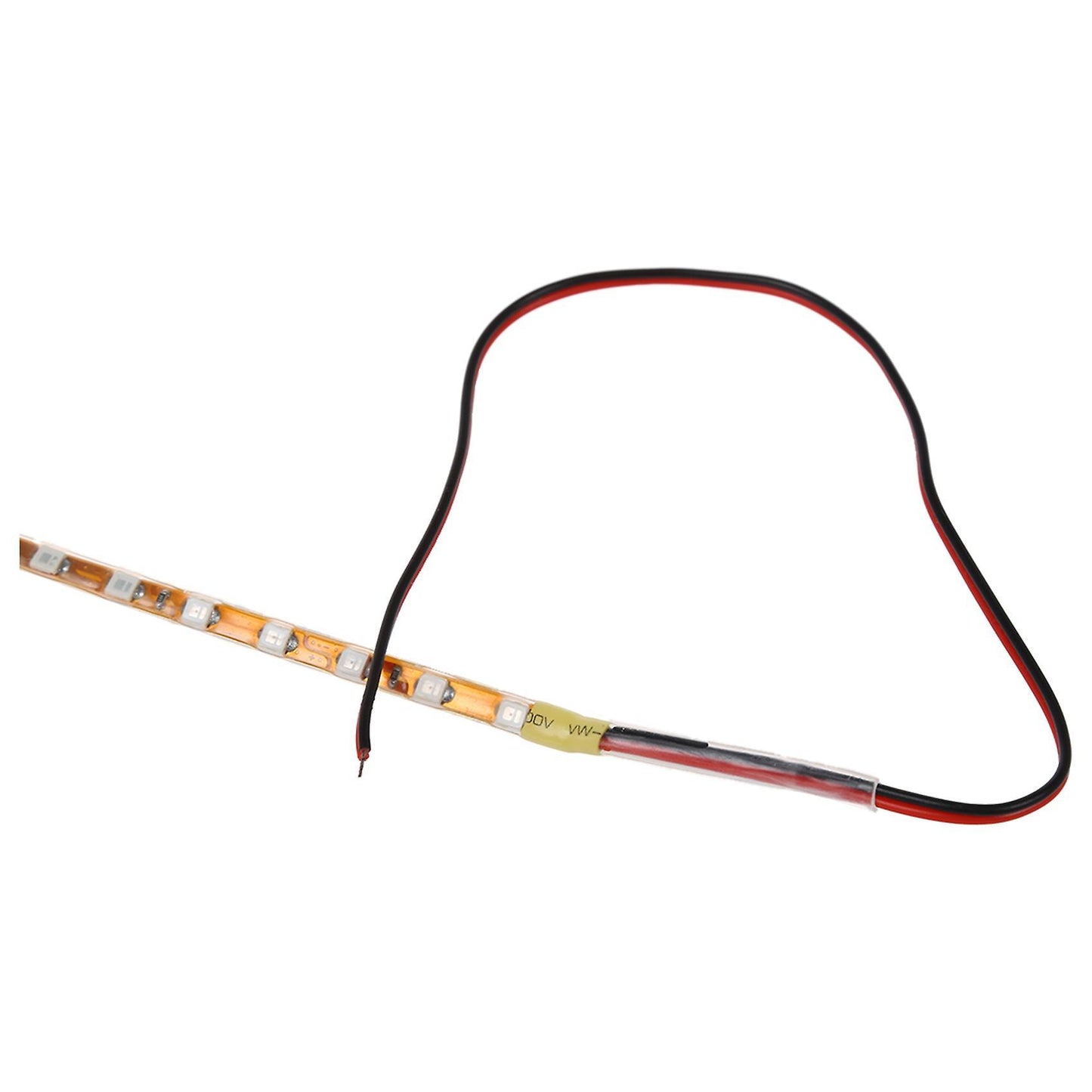 2pcs Waterproof 45cm Smd 3528 Yellow 45 Led Flexible Strip Light Lamp