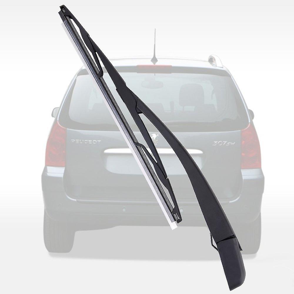 Rear Arm Blades Wiper Blade Black for Peugeot 307 Sw / Estate