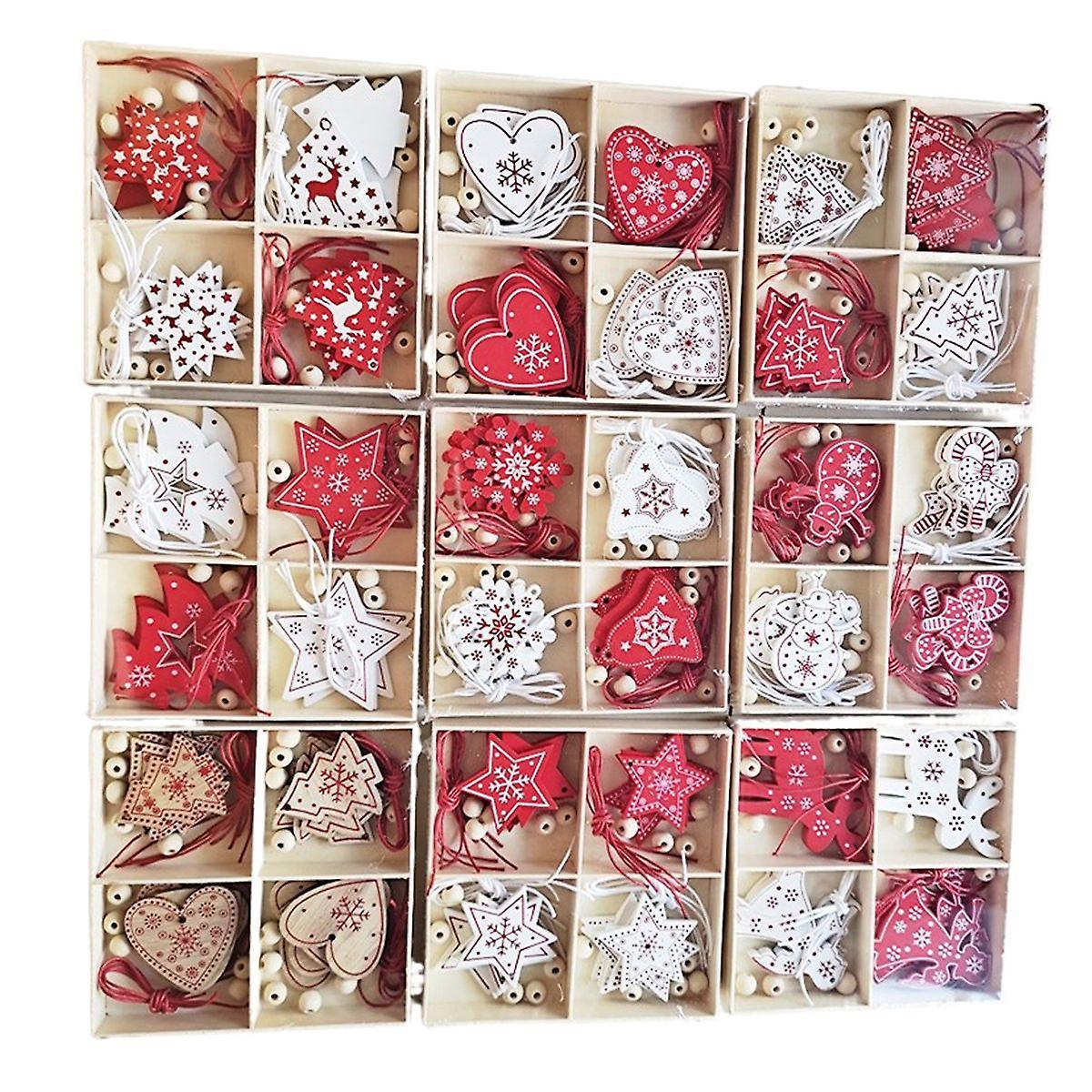 Crafts Wooden Christmas Gifts Interior Decorations Diy Wood Chips 7