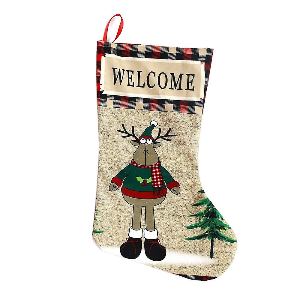 Christmas Stockings, Large Size Xmas Stockings Decoration, C