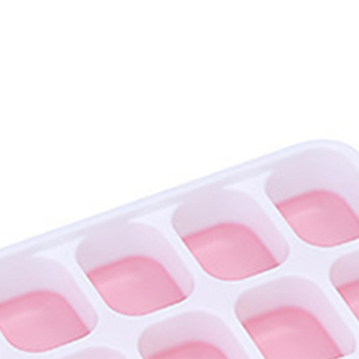 4 Pieces Of Easy-to-release Silicone and Flexible 14 Ice-cube-tray