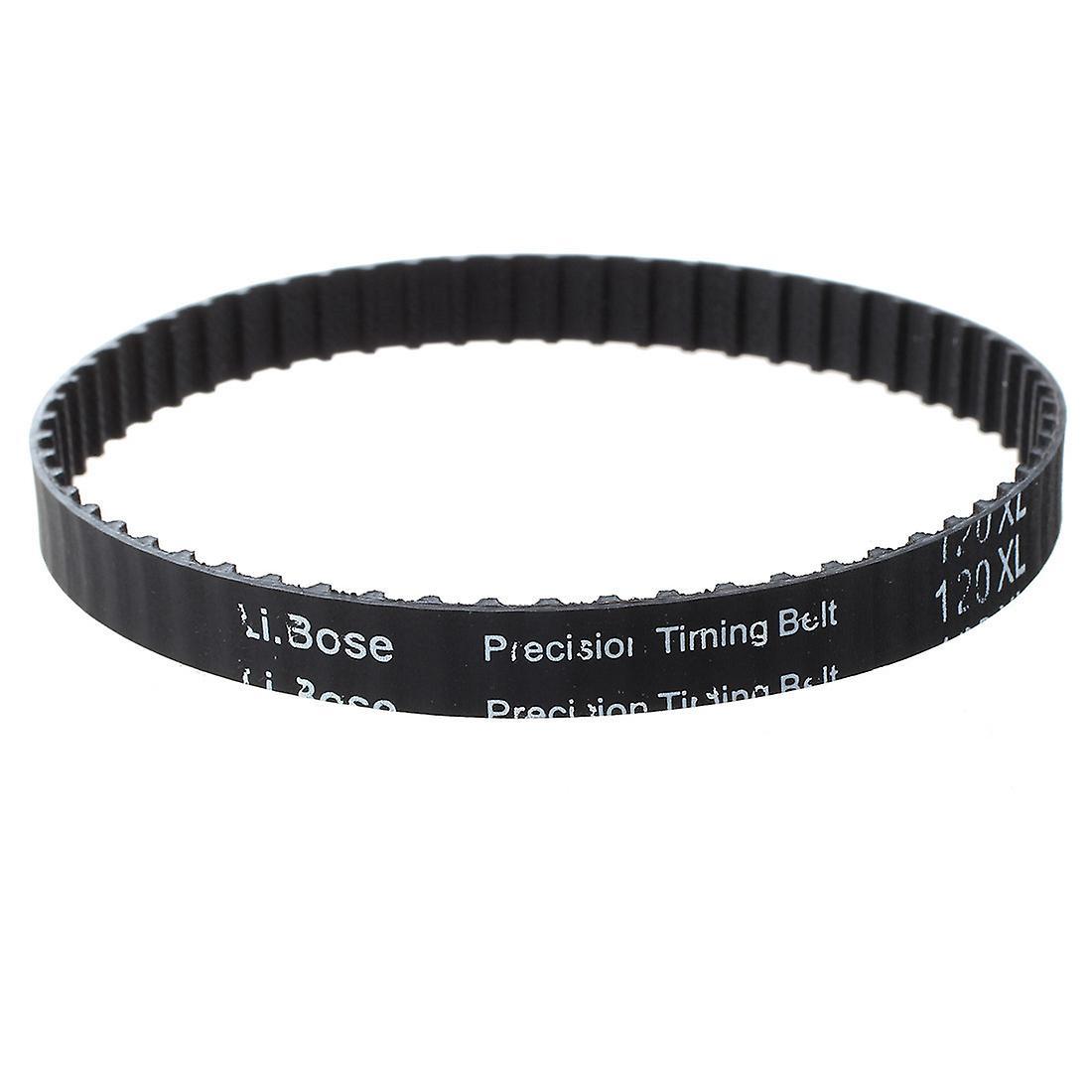 10mm Wide 5.08mm Pitch 60 Teeth 60t Synchro Cog Timing Belt Black 120xl