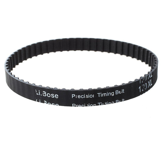 10mm Wide 5.08mm Pitch 60 Teeth 60t Synchro Cog Timing Belt Black 120xl