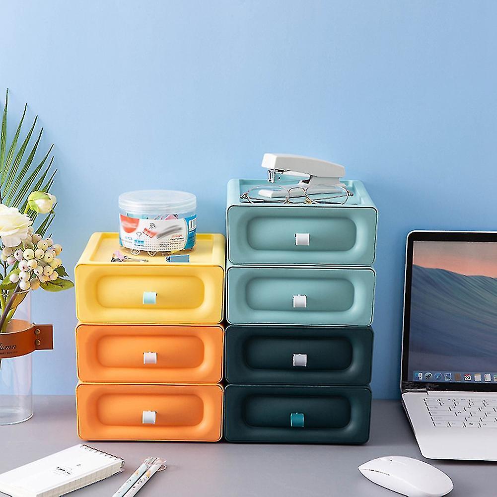 Under Desk Drawer Adhesive Storage Box for Office Pen Holder C