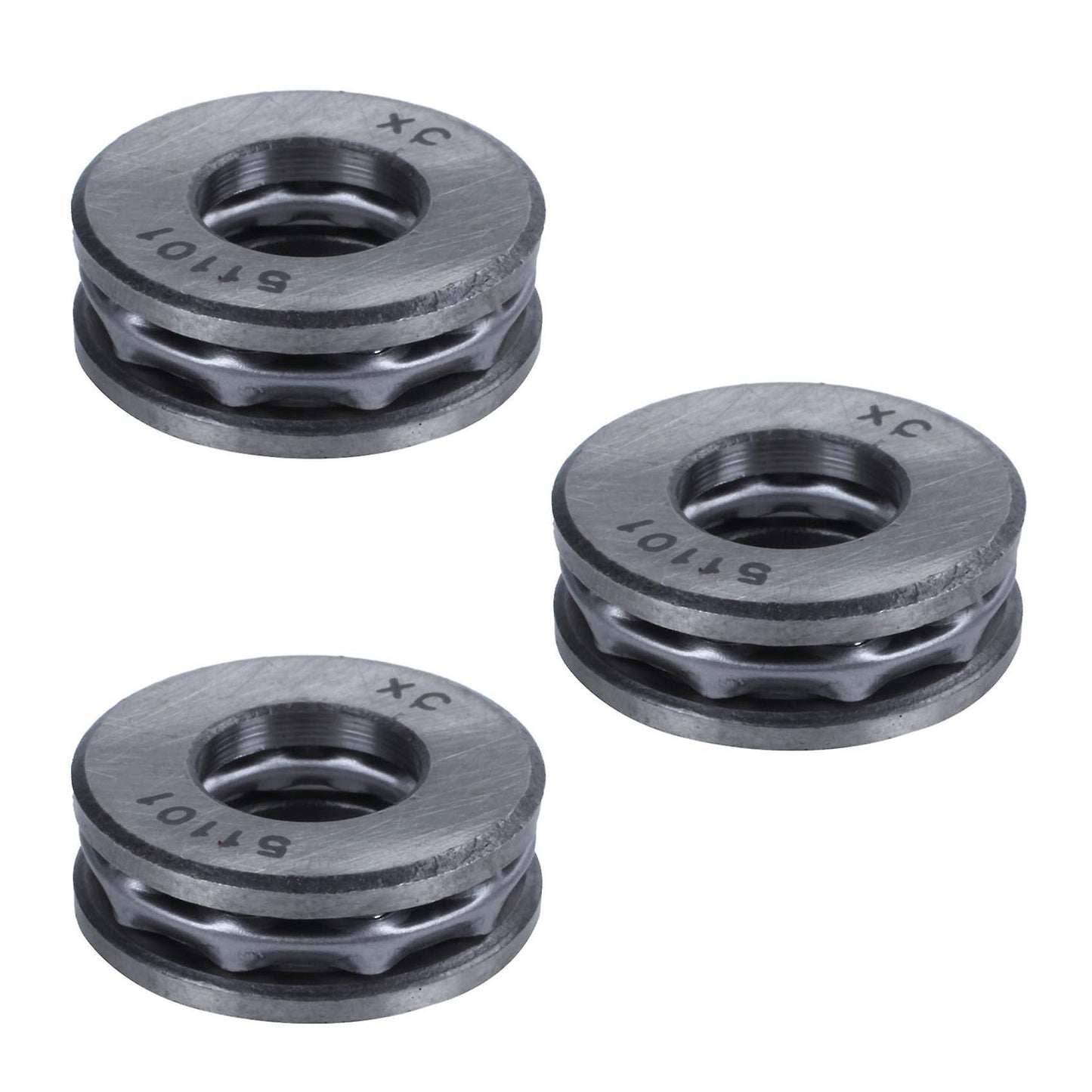 3x 51101 Axial-kugellager, 12 X 26 X 9 Mm