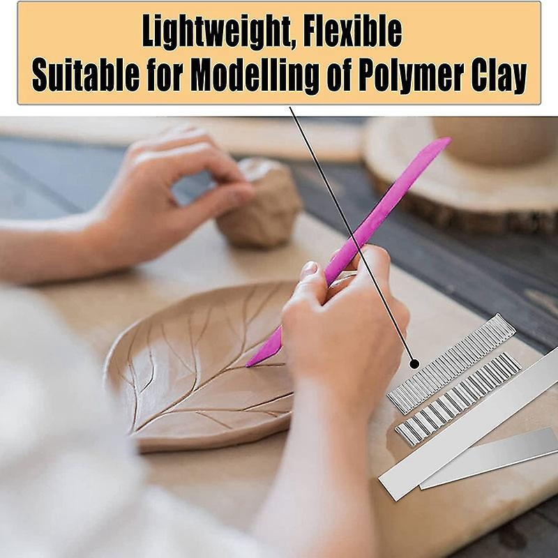 8pcs Flexible Polymer Clay Cutter Slicing Tools for Diy Craft Cutting