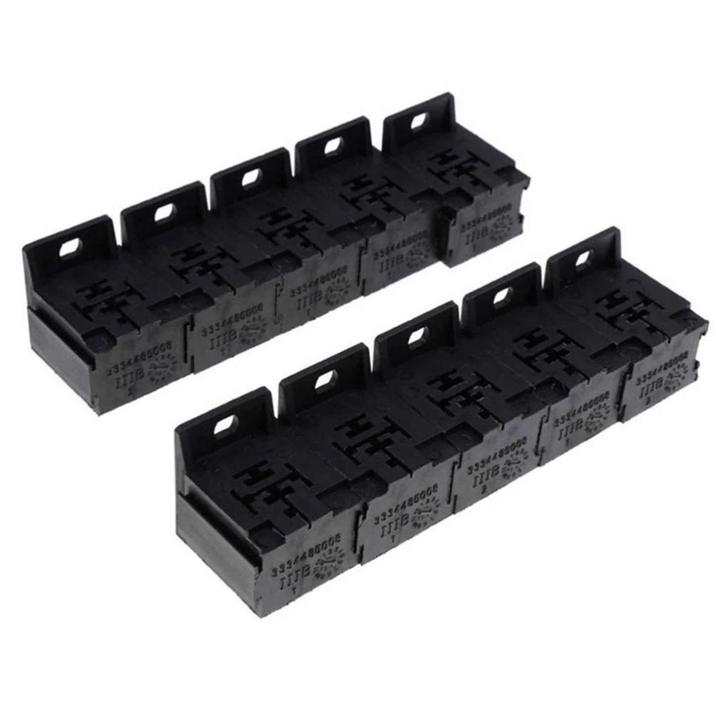Car Auto 30a-80a Relay Bracket with 50pcs 6.3mm Terminals for Car
