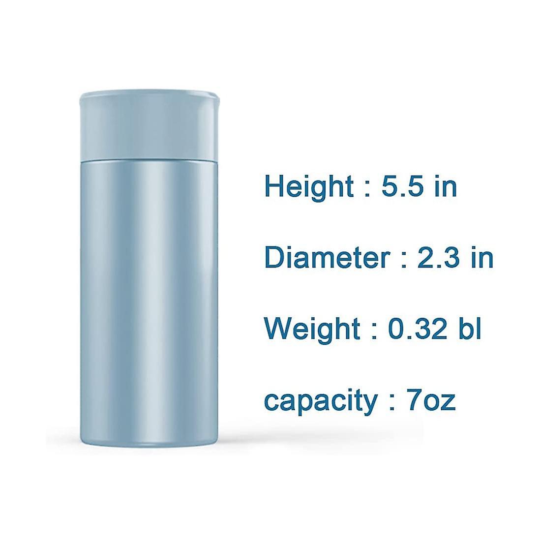 Cute Water Bottle-insulated Vacuum Vial-leakproof & Anti-spill,blue