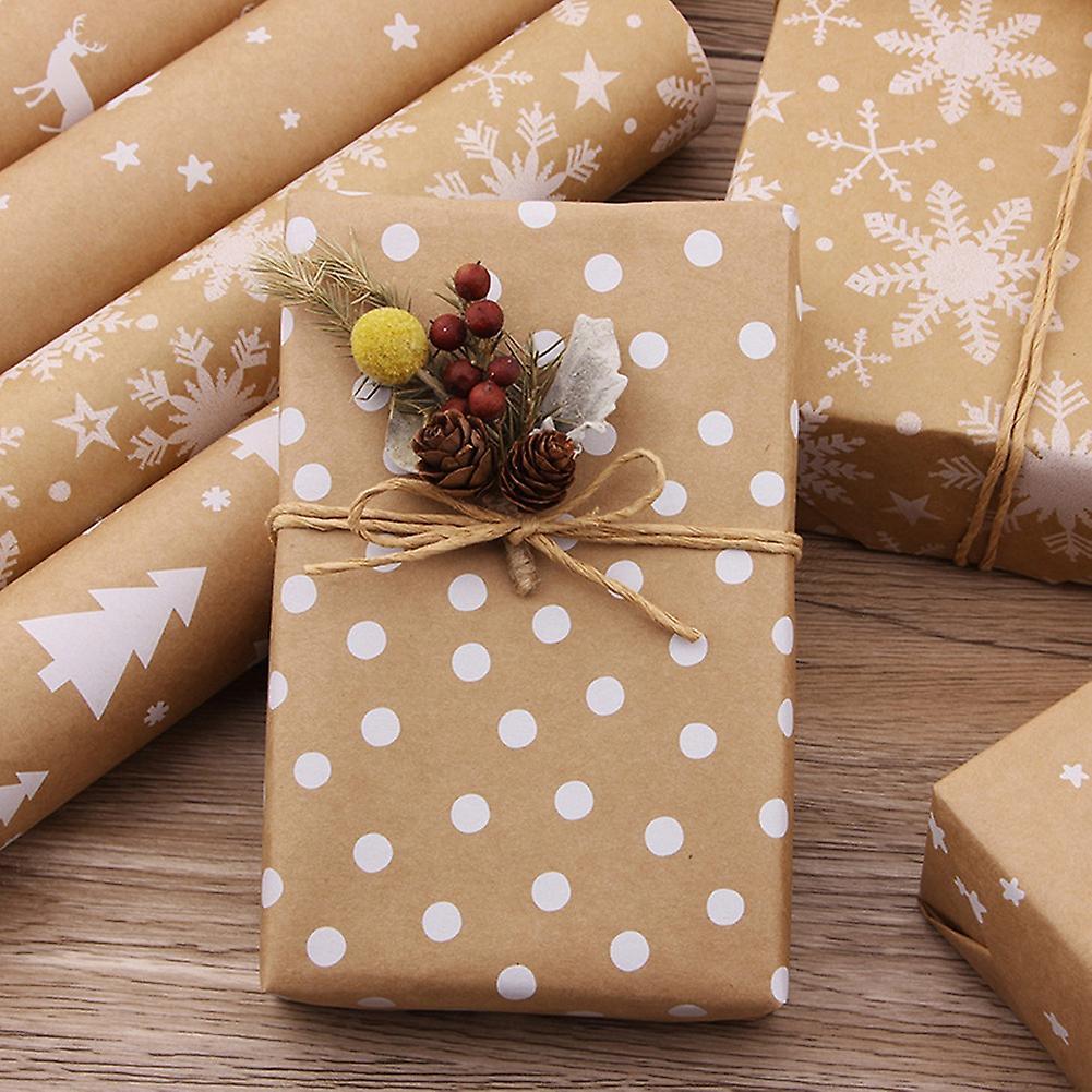 For Christmas Birthday Party Wrapping Paper Set Of 5 Gift Wrap Papers