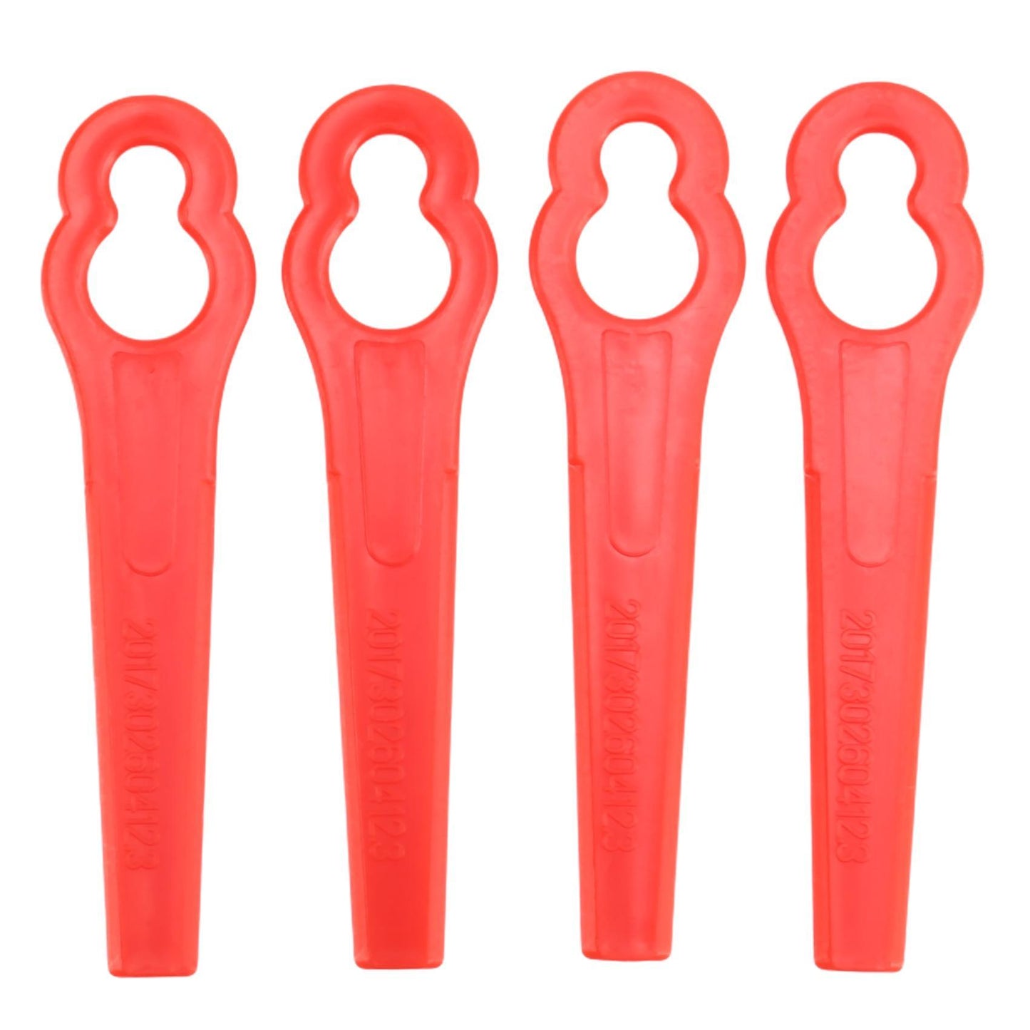 100 Pcs Plastic Grass Trimmer Blades, Cordless Strimmer Blades 83 Mm