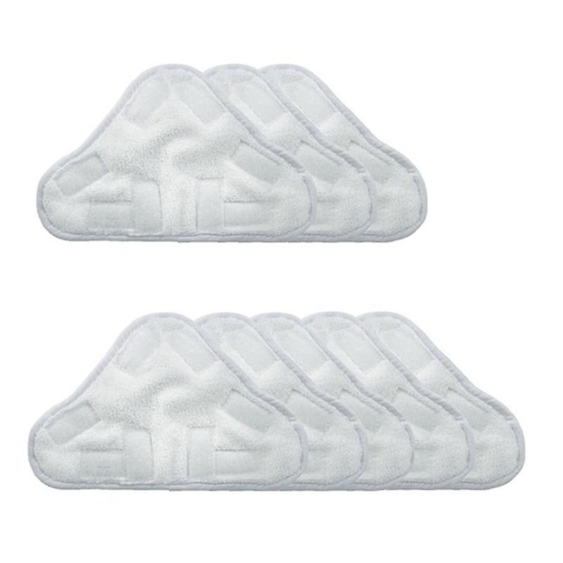 8 Pcs Of Replacement Steam Mop Microfiber Cloth Pad