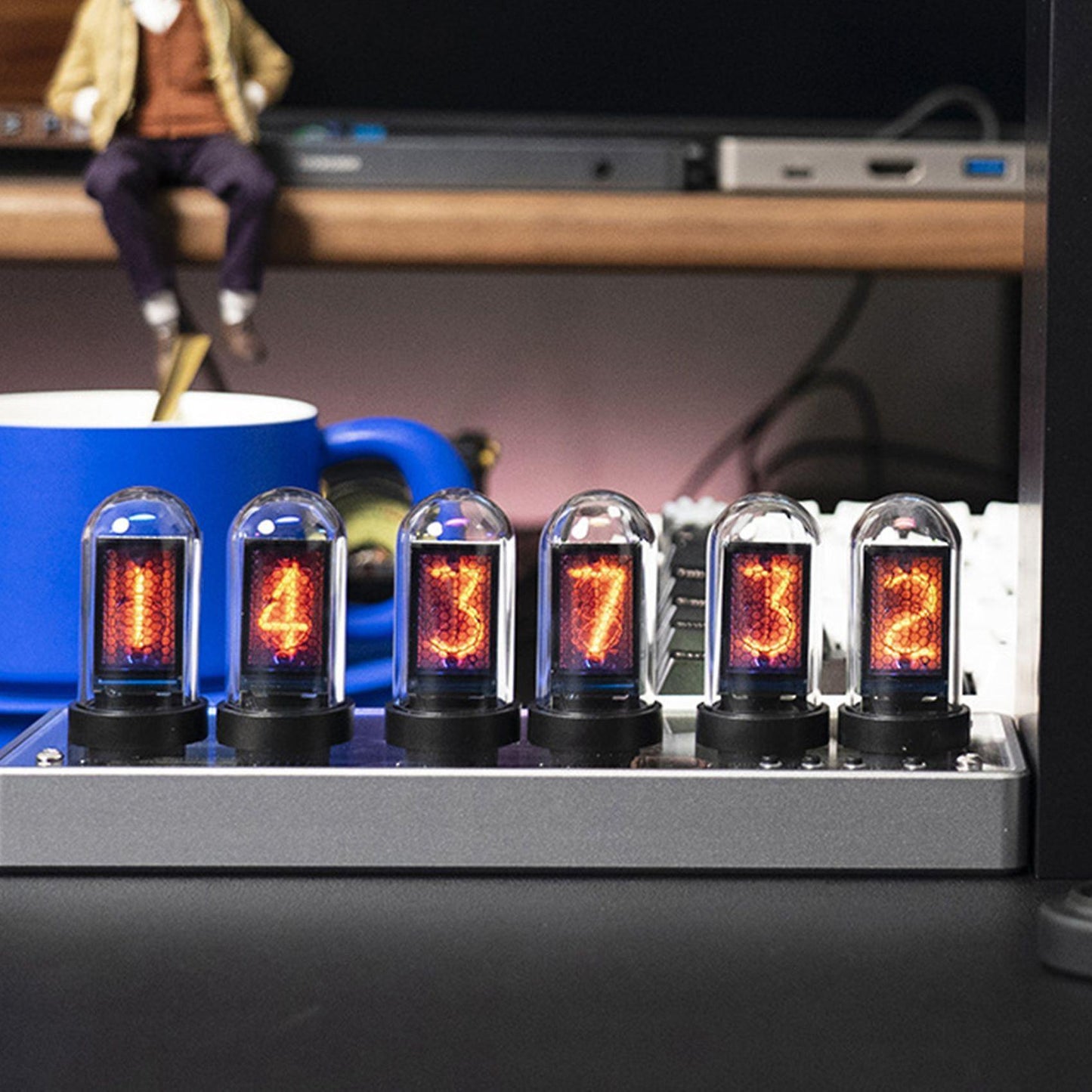 Diy Tube Clock Nixie Ips Rgb Digital Desk Clocks