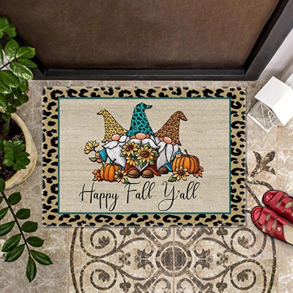 Christmas Three Dwarfs Doormat Blanket Front Door Decor Anti-slip