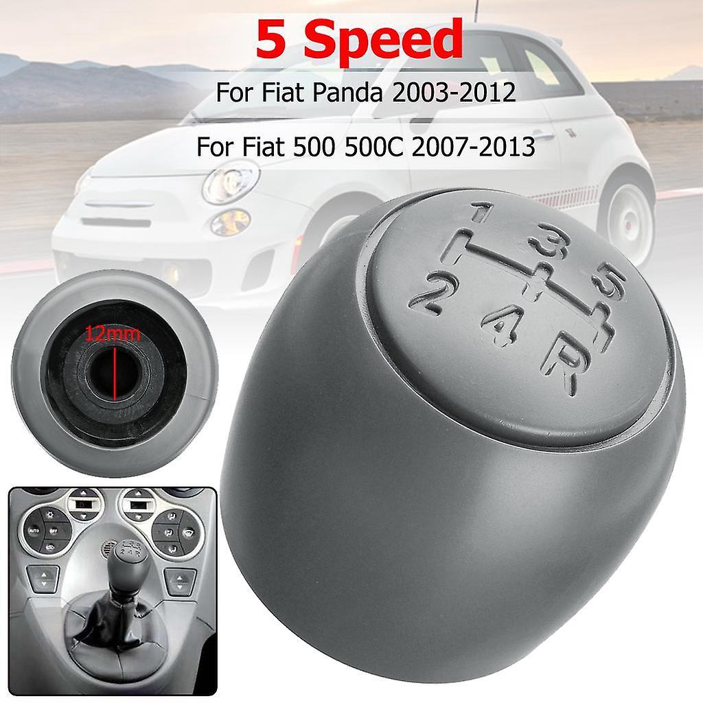 5 Speed Gear Stick Shift Shifter Knob for Fiat 500 500c 2007-2013