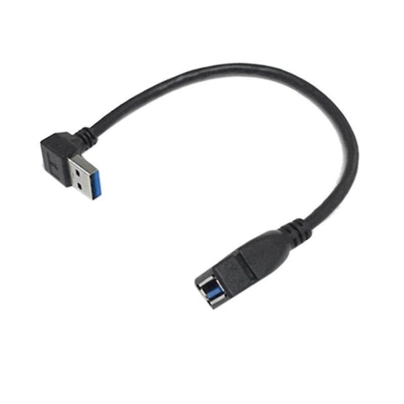 Usb 3.0 Angle 90 Degree Extension Cable Male to Female Adapter Right