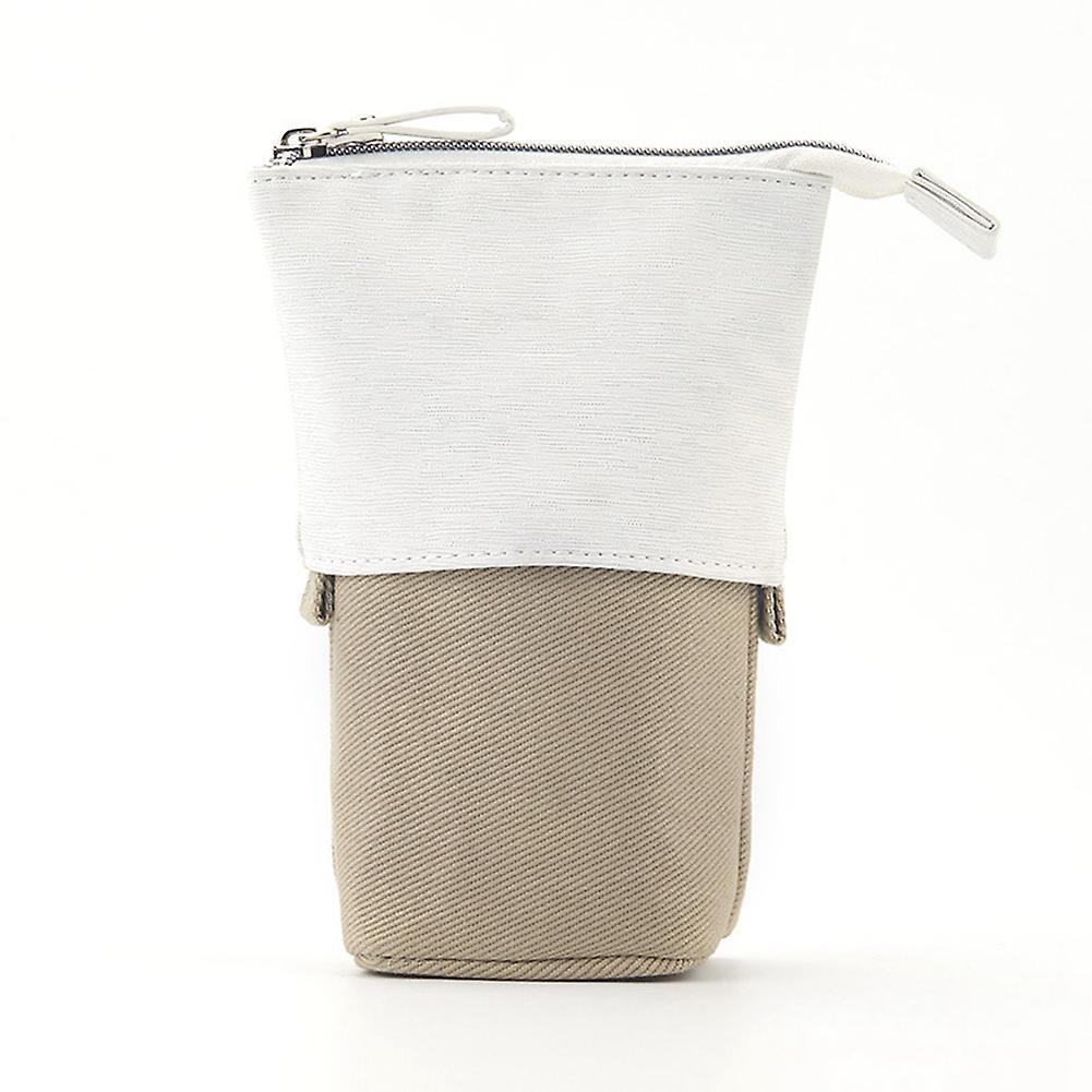 Telescopic Pop-up Pencil Bag Cosmetic Storage Bag for School Office,d