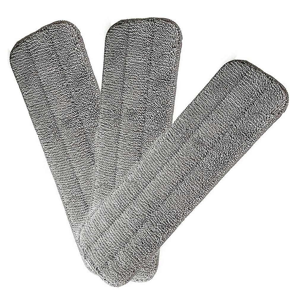 6 Pack Wet Dry Microfiber Mop Cleaning Pad 38x11cm for Spray Mops