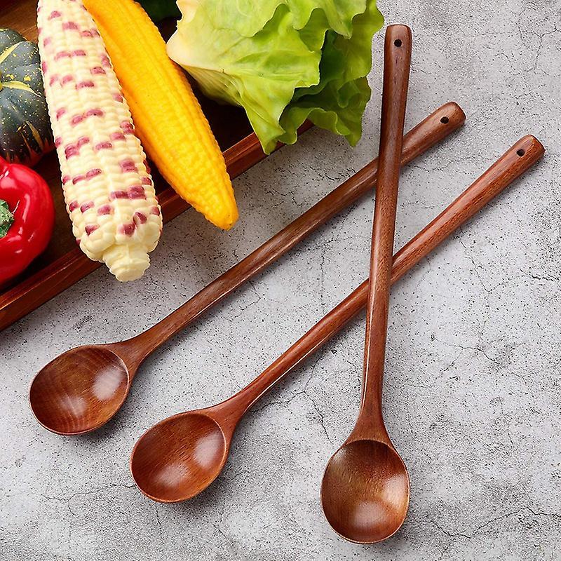 Mixing Spoons Kitchen Soup Serving Spoons Long Handle Cooking Spoons