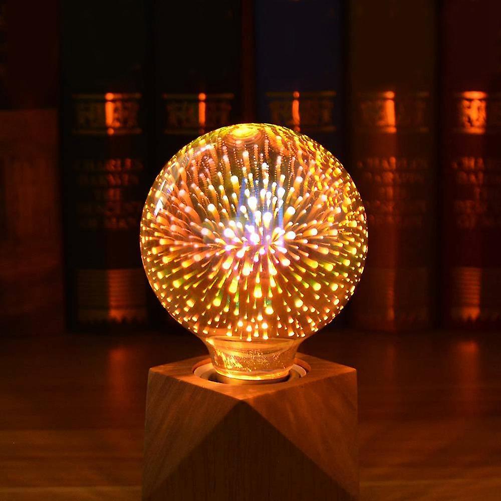 Led Infinity 3d Firework Effect Led Light Bulb Decoration,a60