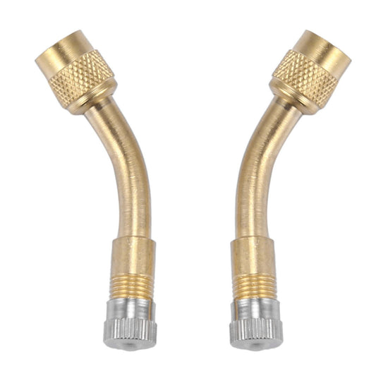2 Pcs 135 Degree Air Tyre Valve Extension Adaptor for Motorcycle Cars