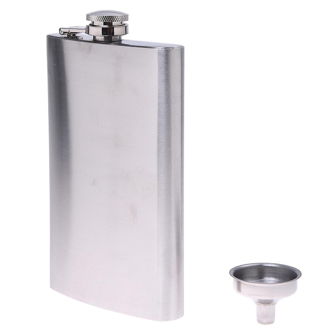 Whiskey Pocket 10oz Hip Flask Liquor Alcohol with Stainless Steel Screw Cap