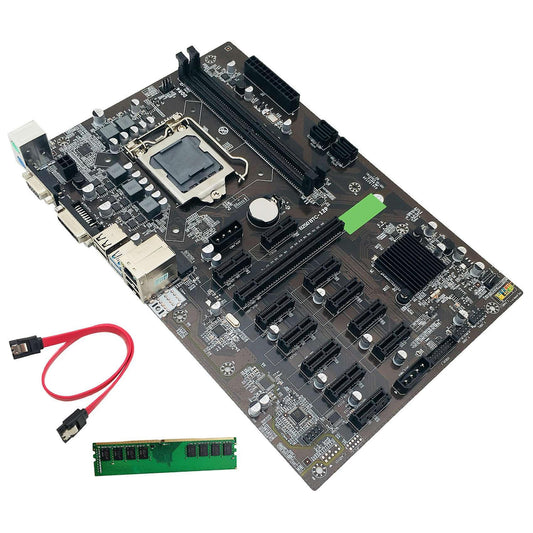B250 Btc Mining Motherboard+ddr4 4gb 2666mhz Ram for Btc Miner Mining