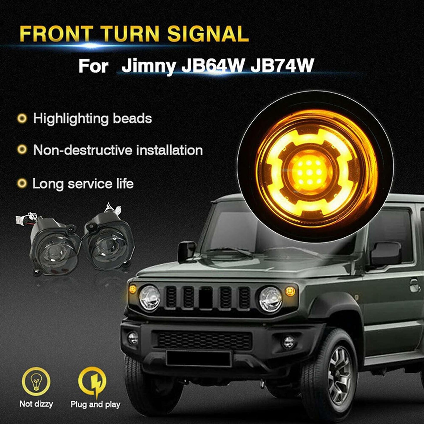 4x Turn Light for Suzuki Jimny Jb64 2019 2020 Daytime Running Light