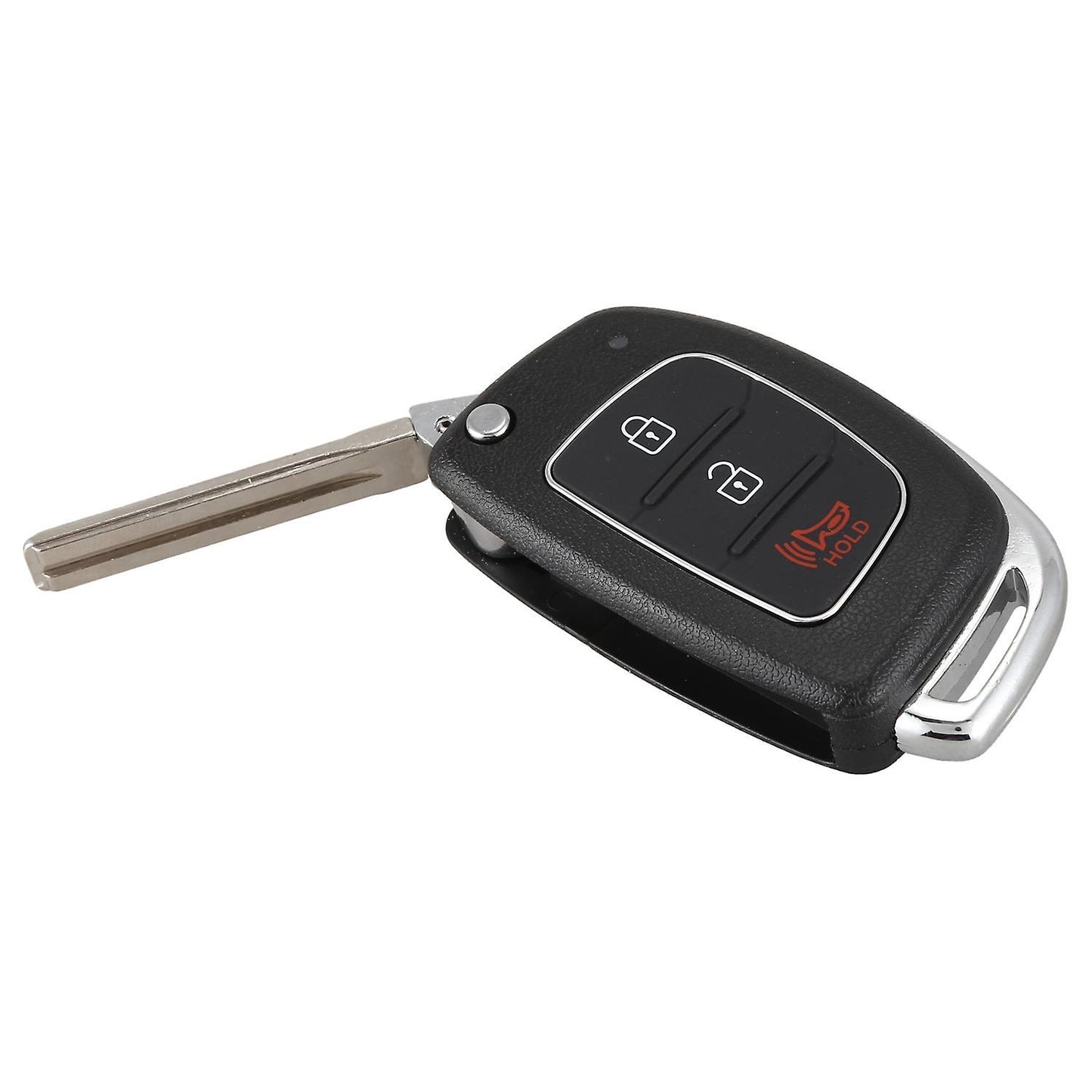 3 Buttons Flip Folding Remote Key Fob Shell Case for Mistra Hyundai