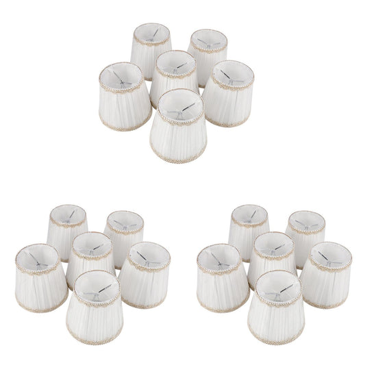 Chandelier Shades,only for Candle Bulbs,set Of 18, White
