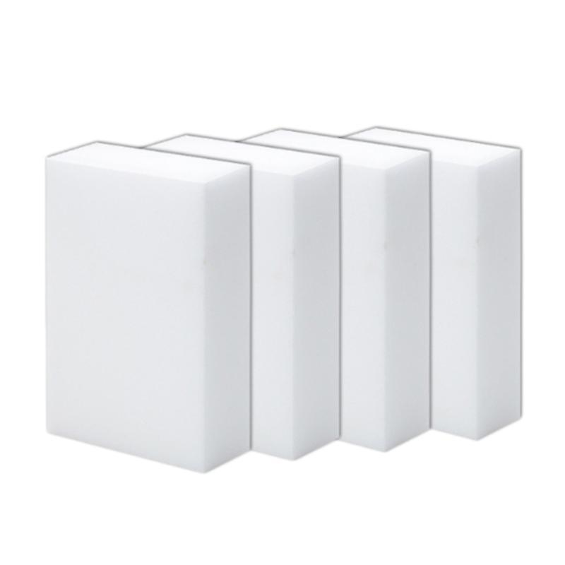 100 Pcs White Sponge Kitchen Sponge Cleaner for Kitchen Bathroom