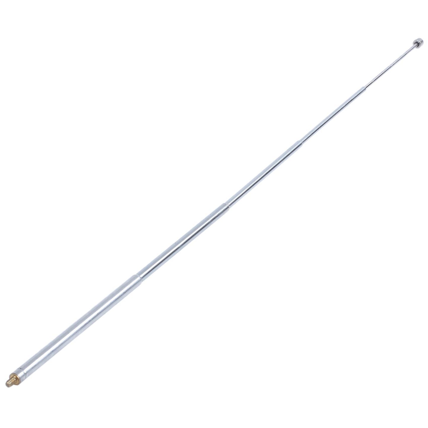 5 Abschnitte 3mm Aussengewinde Dia Teleskopantenne Silber