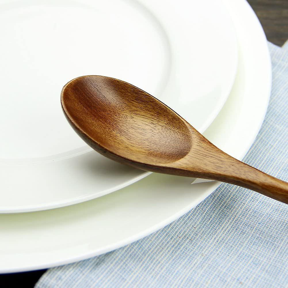 Wooden Spoons,10 Pcs for Mixing Stirring,long Handle Kitchen Utensil