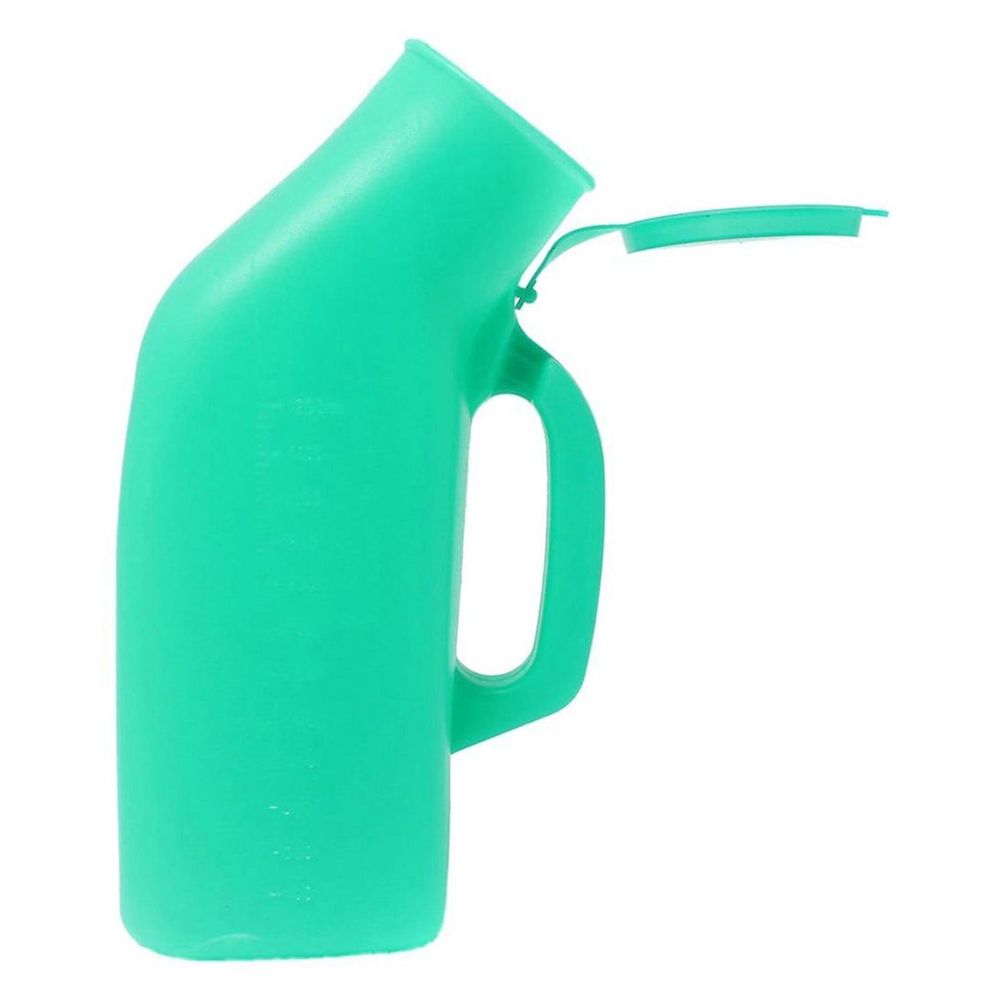Male Urine Bottle with Lid Autoclavable 1.2l Green