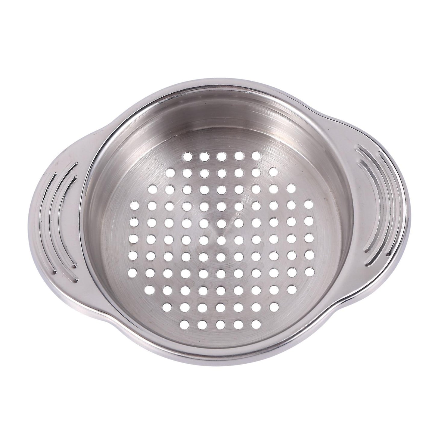 Stainless Steel Food Can Strainer Sieve Tuna Press Lid Oil Drainer