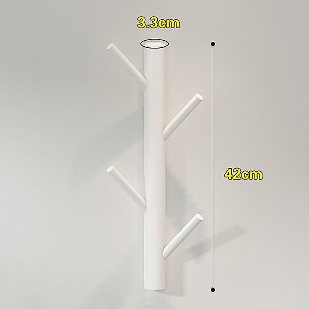 Hanging Coat Rack Modern Wall-mounted Vertical Wooden Hat Hooks A