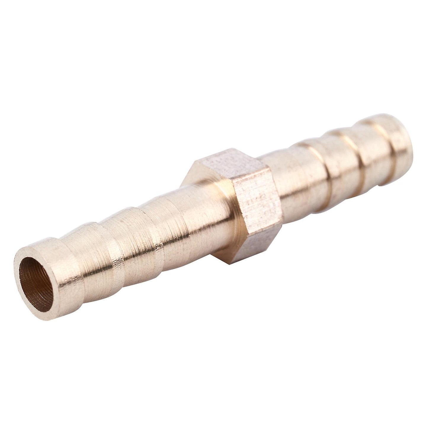 10 Piezas Laton 6 Mm Recto Para Manguera Acoplamiento Rapidodorado