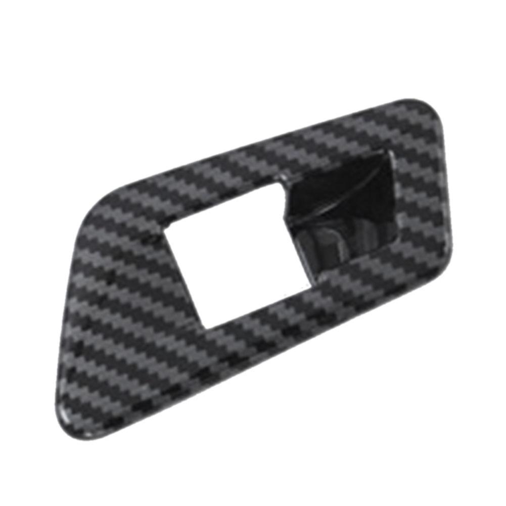 Carbon Fiber Car Tailgate Switch Trunk Control Button Cover