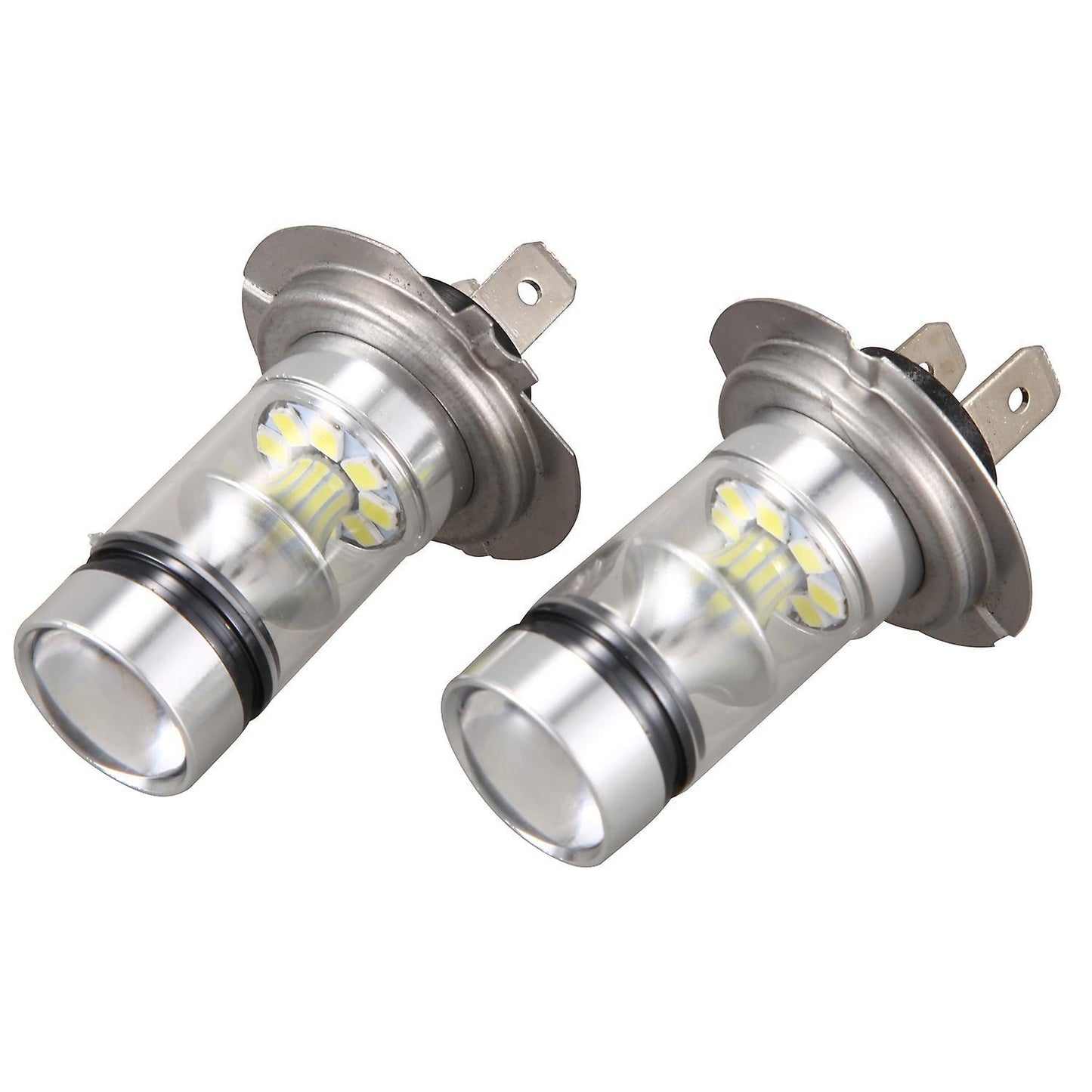 1 Pair High Power Led H7 Bulb Car Fog Light Headlights 6000k White