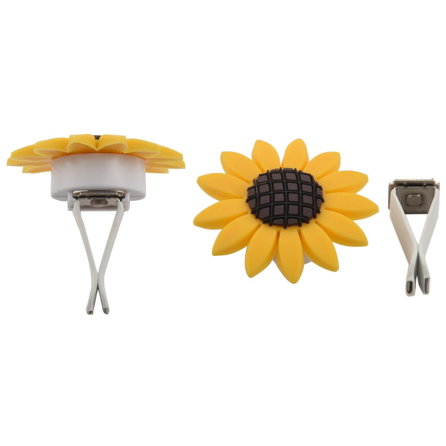 2 Pcs Sunflower Car Accesories Cute Car Air Freshener Air Vent Clips