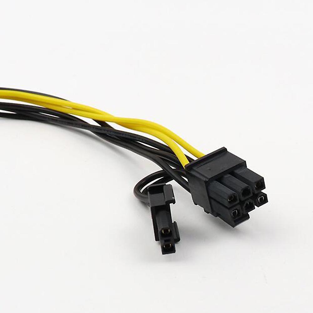 5pcs 15pin Sata Male to 8pin Pci-e Power Cable 20cm for Graphic Card
